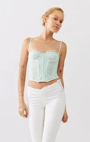 Urban Outfitters Out From Under RARE Mint Modern Love Corset thumbnail 2