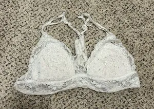 Altar'd State White Lace Bralette thumbnail 1
