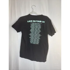 Comfort Colors Women’s Black Love On Tour 21 T Shirt Harry Styles Size Small Preowned thumbnail 10