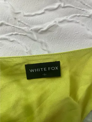White Fox Lime Green Mini Dress thumbnail 5