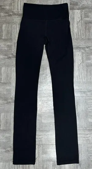 Athleta Black Skinny Rib Pants Size Small Tall thumbnail 1