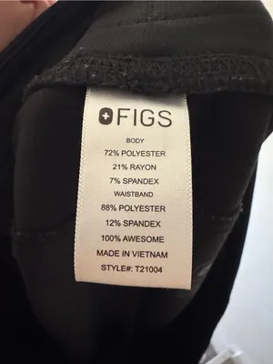Figs Black Kade Straight Leg Scrub Pant Size XXL thumbnail 8