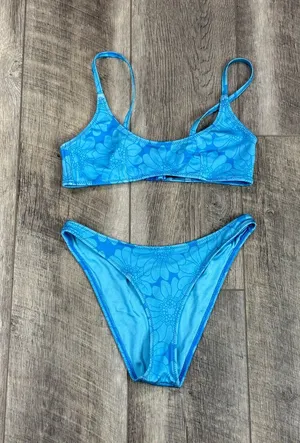 Triangl Blue Floral Bikini Set thumbnail 1