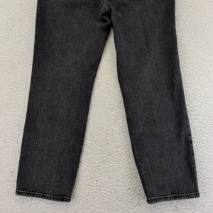 Abercrombie Fitch The Ankle Straight Ultra‎ High Rise Black Jeans Women 28 6R thumbnail 8