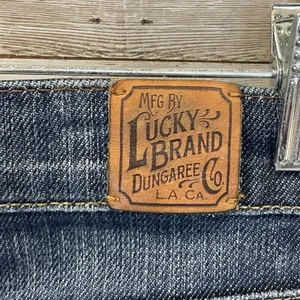 Vtg Lucky Brand Womens 14/32 Jeans Gene Montesano Zip Dark Wash‎ Boot Dungarees thumbnail 9