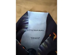 Little Bum Bums Halloween Blue Pumpkin Bow Headband thumbnail 2
