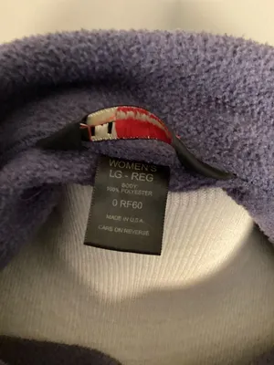 L.L. Bean Outdoors Women's Full Zip Fleece Jacket Purple Size Large thumbnail 3