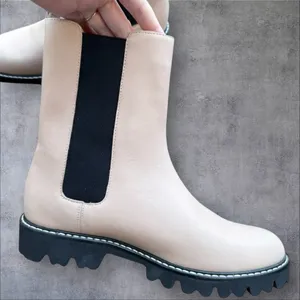 J. Crew Gwen Lug-sole High-shaft Leather Chelsea Boots thumbnail 5