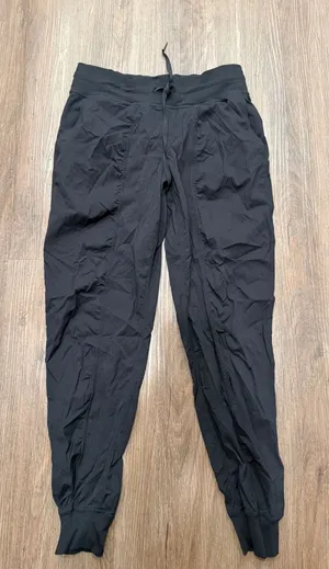 Lululemon Dance Studio Jogger 29 Black Textured Pants LW5BEHS Size 6 thumbnail 1
