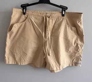 Columbia PFG Women's‎ Khaki Fishing Water Outdoors Swim Shorts size Large thumbnail 1