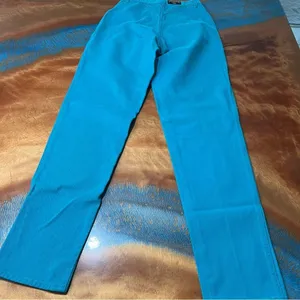 Rocky Mountain Clothing Turquoise High rise Jeans size 25” bare back riding thumbnail 2