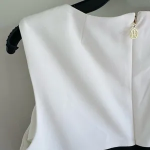 Tommy Hilfiger Black, White, and Tan Mini Dress thumbnail 10