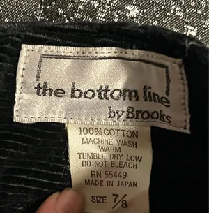 Womens 7/8 The Bottom Line by Brooks 100% Cotton Black Wide Leg Capri/Culottes thumbnail 9