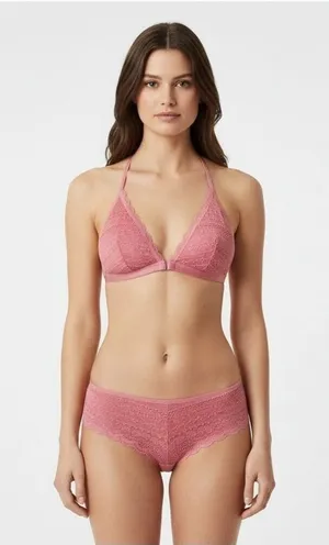 Victoria's Secret Lace Front Closure Bralette Small thumbnail 1