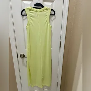 Lululemon All Yours Tank Maxi Dress Crispin neon green size 2 thumbnail 8