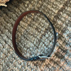 Coach Black Genuine Leather Silver Hardware Clasp Belt thumbnail 8