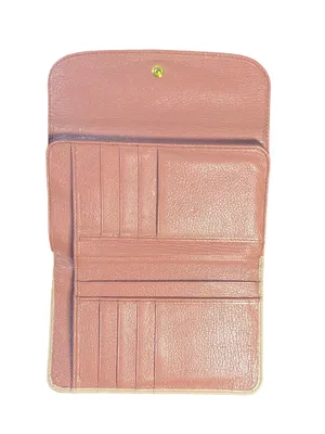 Miu Miu Madras Bicolore Trifold Frame Wallet Kiss Lock Pink WOC 5ME120 Box thumbnail 9