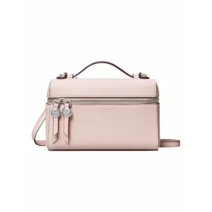 Tory Burch Slim Romy Top Handle Bag Leather Crossbody Bag Rose Pink thumbnail 3
