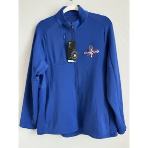 Antigua‎ Women MLB Texas Rangers 2023 World Series Generation Zip Jacket XL NEW thumbnail 3