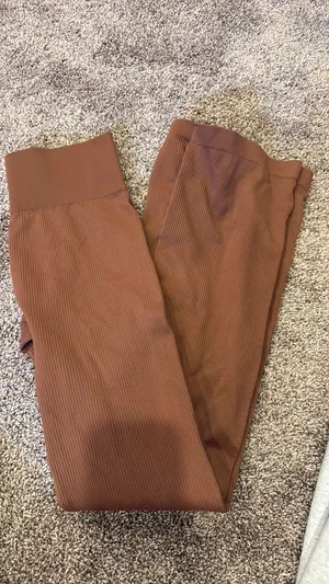 Flare Leggings Brown Size M thumbnail 3