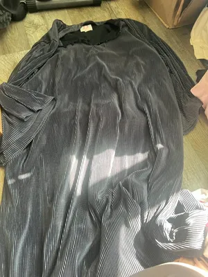 Victoria Dunn black pleated dress‎ size XS thumbnail 1