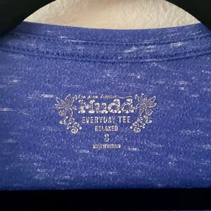 Mudd dark blue acid wash short sleeve t-shirt thumbnail 3