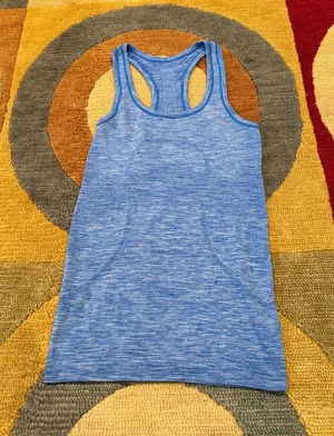Lululemon Blue Swiftly Tech 2.0 Racerback Tank Top Women’s Size 2 thumbnail 1