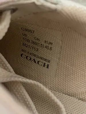 Coach clip low top floral sneaker - 10 thumbnail 8