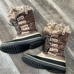 Sorel Joan of Arctic Boots Women's Size 6 Winter Snow Insulated Waterproof Fur thumbnail 6
