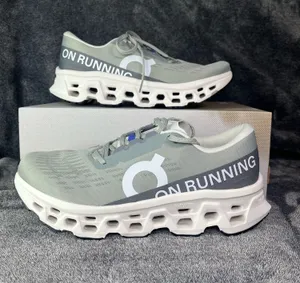 On Cloud NEW Cloudmonster Grey US Men's 9 Max Cushion Road Shoes⁠ thumbnail 1