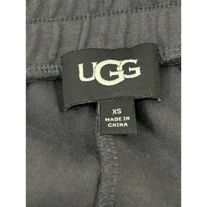 UGG Women's Phaedra Short Gray Elastic Drawstring Flounce Ruffle Lounge XS thumbnail 6