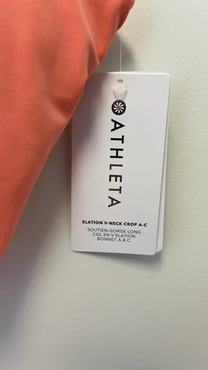 Athleta NWT  Elation V Neck Crop thumbnail 2