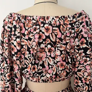Free People Jael Printed Floral Mini Dress with Cutouts Size X-Small Small thumbnail 10