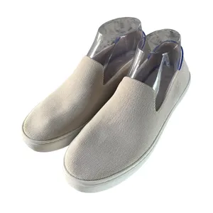 Rothy's The Sneaker Women 8.5 Sand Tan Minimalist Slip On Sustainable Shoes thumbnail 3