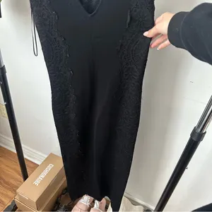 Zara Elegant Black Lace Dress thumbnail 3