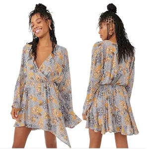 Free People Teegan Mini Dress boho size Small thumbnail 2