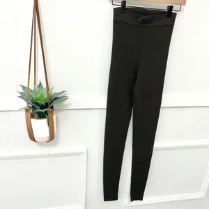 Fear of God Essentials Ribbed Brown Leggings Knit Size M thumbnail 3