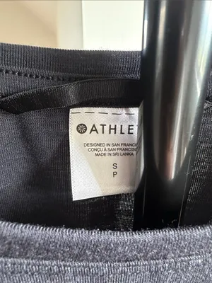 Athleta Black Air Out Cinch Tee thumbnail 2
