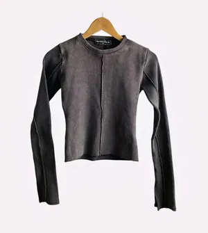 Maniere De Voir Ribbed Knit Top UK Size 8 thumbnail 1