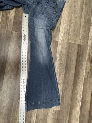 Driftwood Farrah Jeans Women’s Size 32 Flared (34x32) Wide Leg Western Cowgirl thumbnail 7