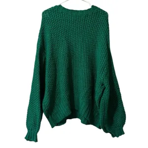 Altard State Women Size Large Oversized Chunky Knit Green Sweater Cozy Cottage‎ thumbnail 2