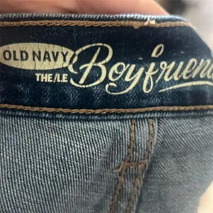 Old Navy Women's Distressed Boyfriend Denim Shorts Blue Size 10 thumbnail 3