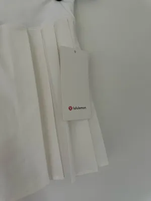 Lululemon Side-Pleat High-Rise Tennis Skirt White 6 thumbnail 2
