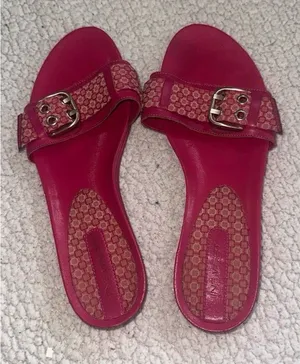 Nine West y2k pink sandals thumbnail 1