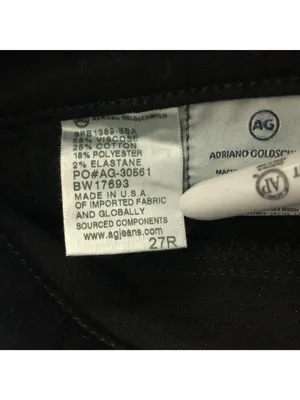Adriano Goldschmied Black Super Skinny Legging Ankle Jeans 27R Womens Stretch thumbnail 5