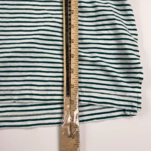 Madewell Tank Top Womens 2XL Green Striped Crew Neck Sleeveless Cotton Jersey thumbnail 3