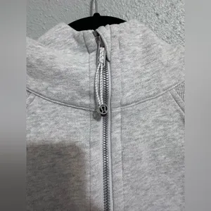 Lululemon Scuba Oversized 1/2 Zip Hoodie Heathered Core Ultra Grey like new thumbnail 8