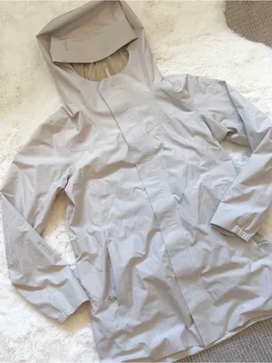 Arc'teryx Water-resistant Gore-tex Hooded Jacket Windbreaker XXS - Beige thumbnail 1