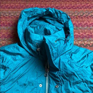 90s VINTAGE TEAL WINDBREAKER JACKET Blue thumbnail 3