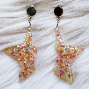 Charming Charlie Star Confetti Earrings - Multicolor thumbnail 1